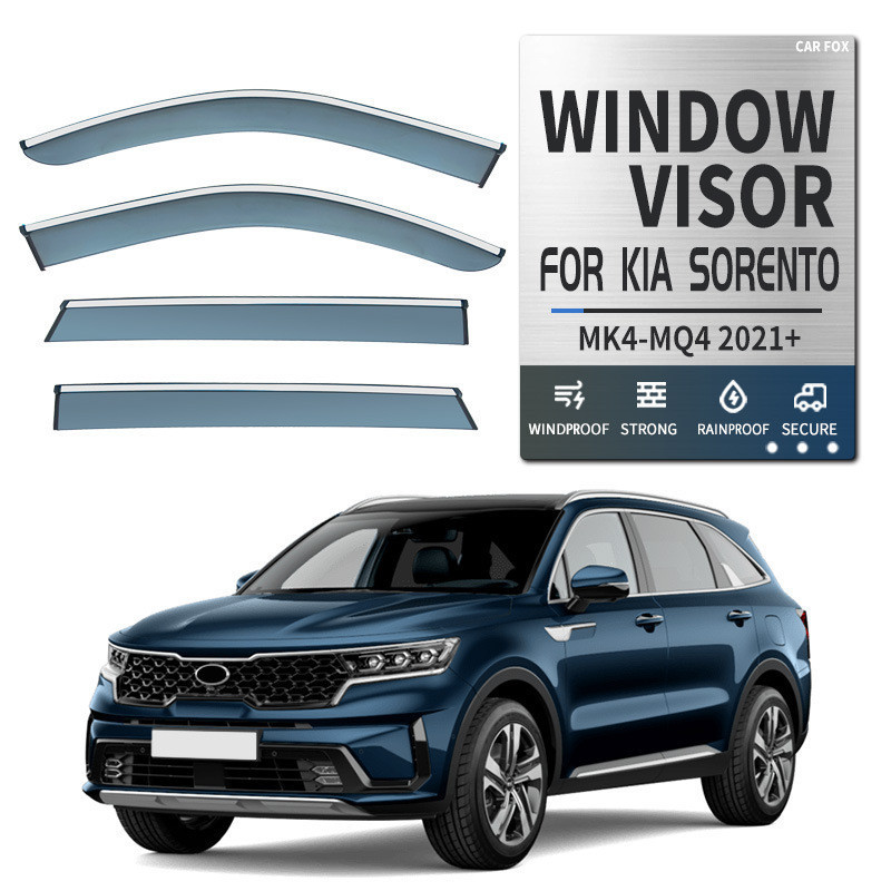 Adequado para KIASORENTOWindowvisor Espelho Retrovisor Chuva Sobrancelha KIASORENTOWindowvisor