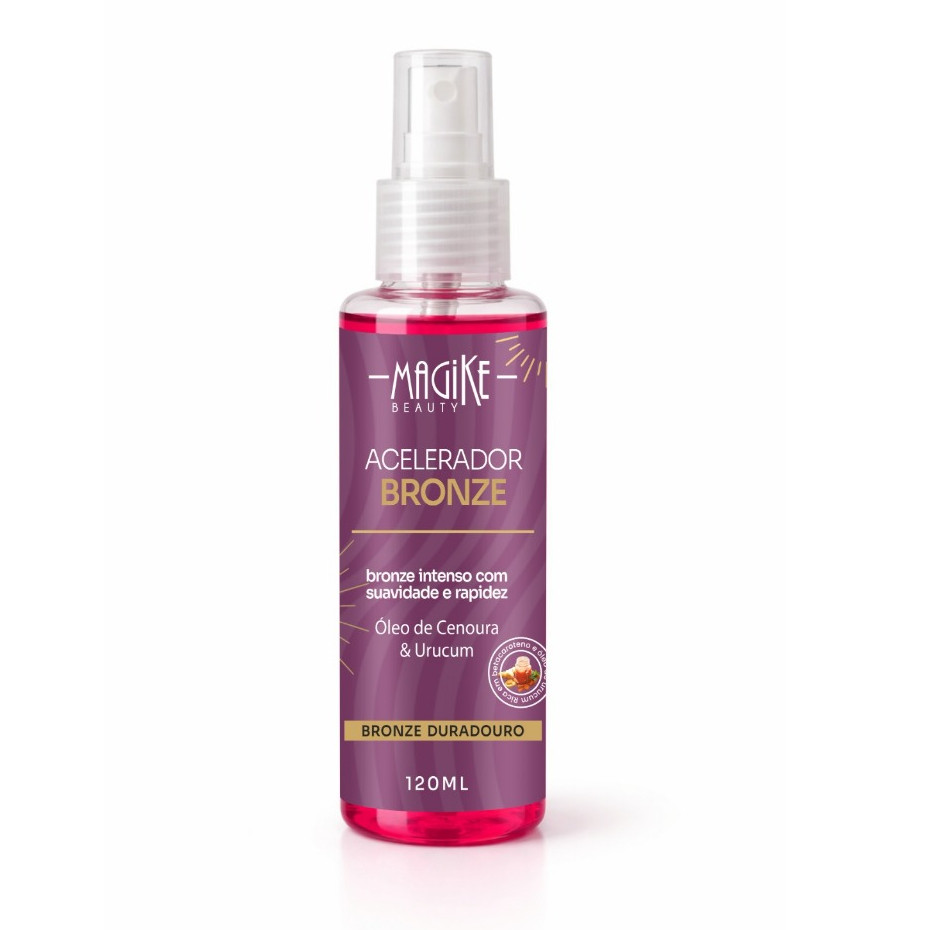 Acelerador de Bronze 120ml Magike Beauty com Urucum e Cenoura