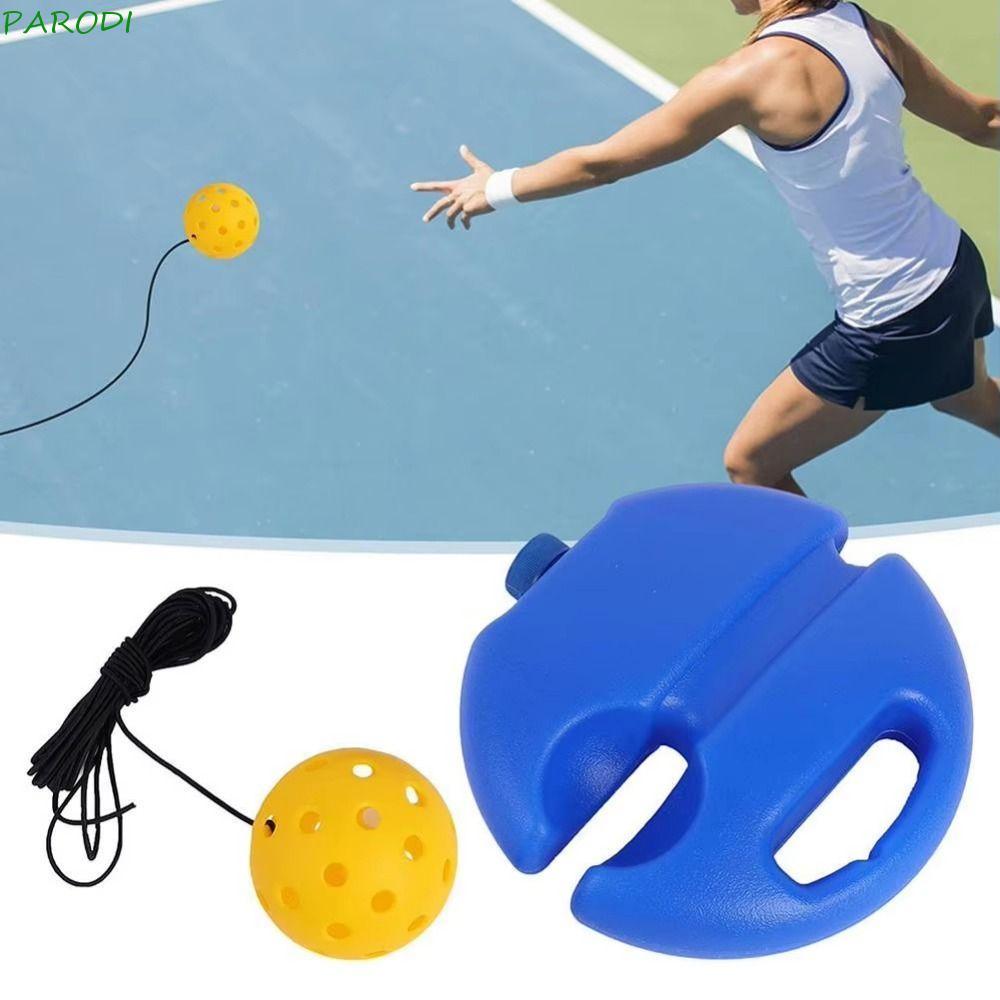 Treinador De Pickleball Paroi , Tênis Criativo Cheio De Água , Auxiliares De Treinamento Com Base Azul Durável