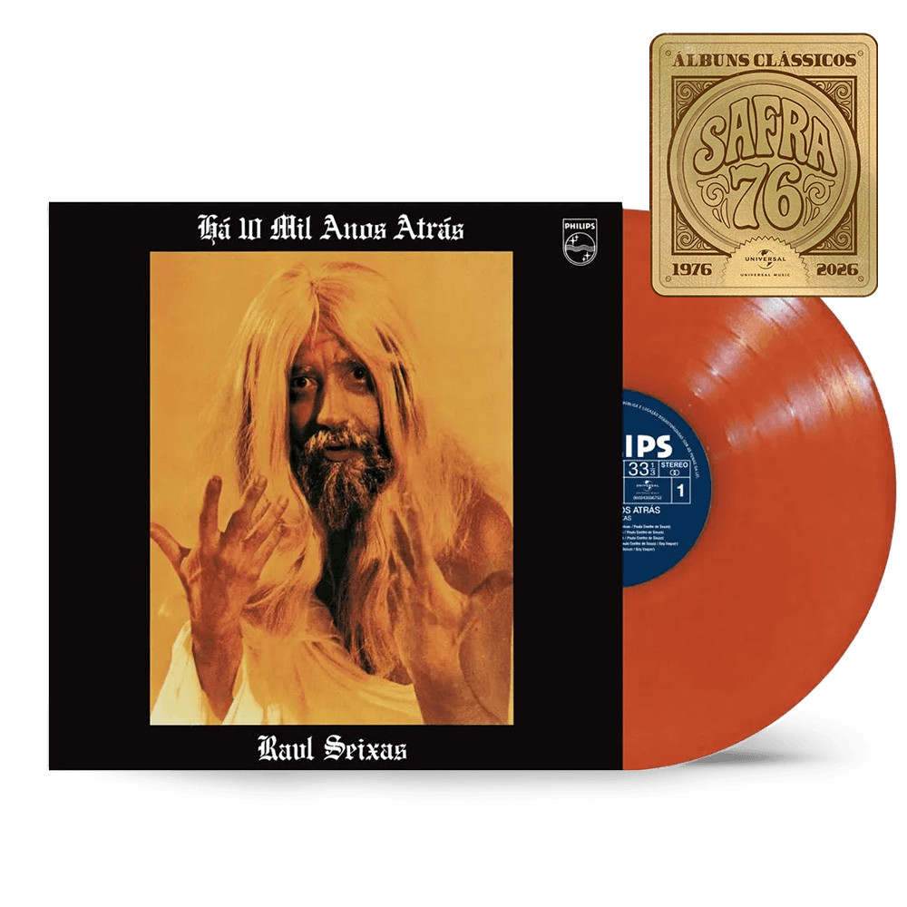 Vinil Raul Seixas - Há Dez Mil Anos Atrás (Laranja)