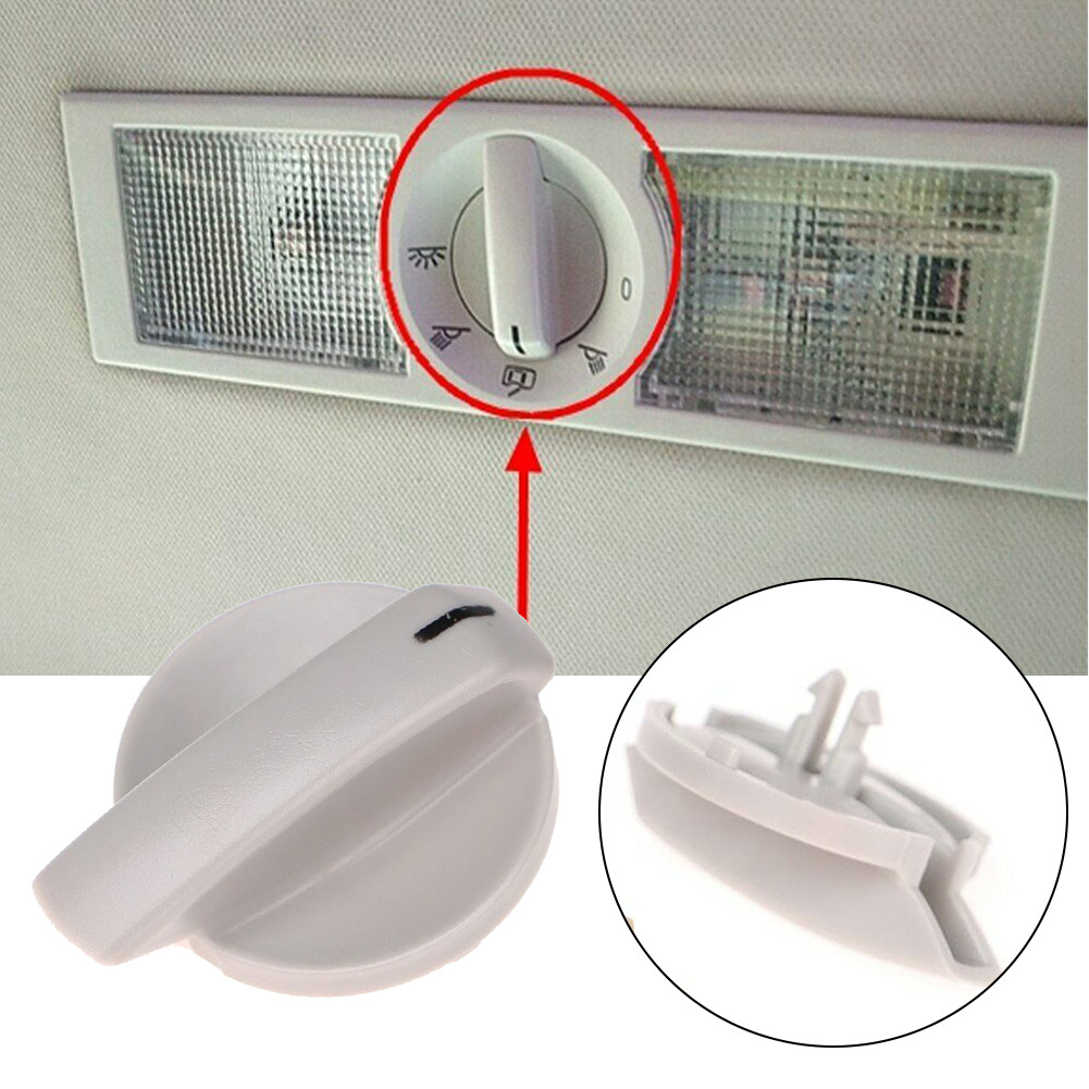 [WDFU] Interruptor Do Botão Da Luz De Leitura Teto Traseiro Carro Para Skoda Bege Cinza 6Q0947291A