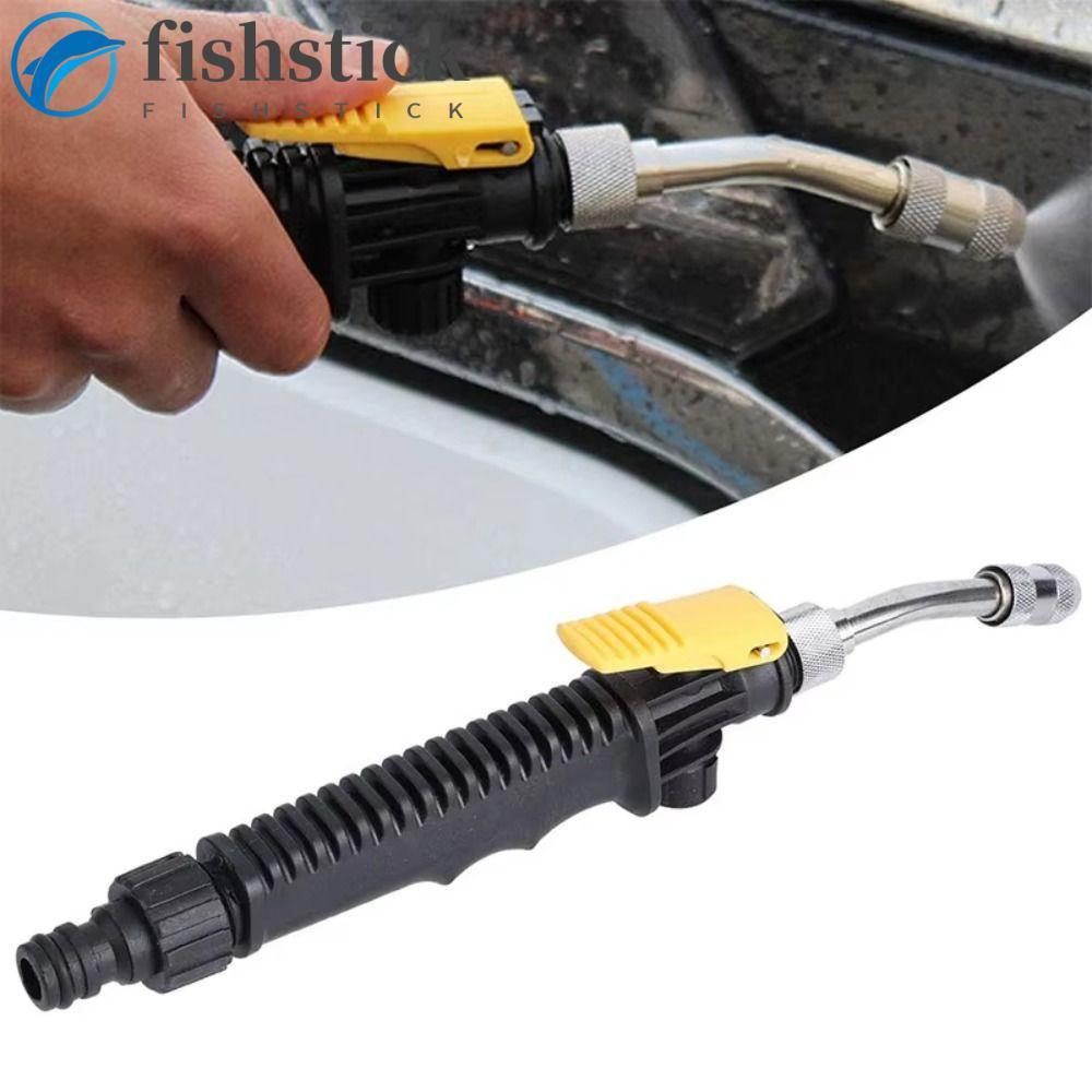 Bocal De Mangueira De Jardim FISHSTICKA , Lavadora De Pressão De Alta Aço Inoxidável , Spray De Água Ajustável