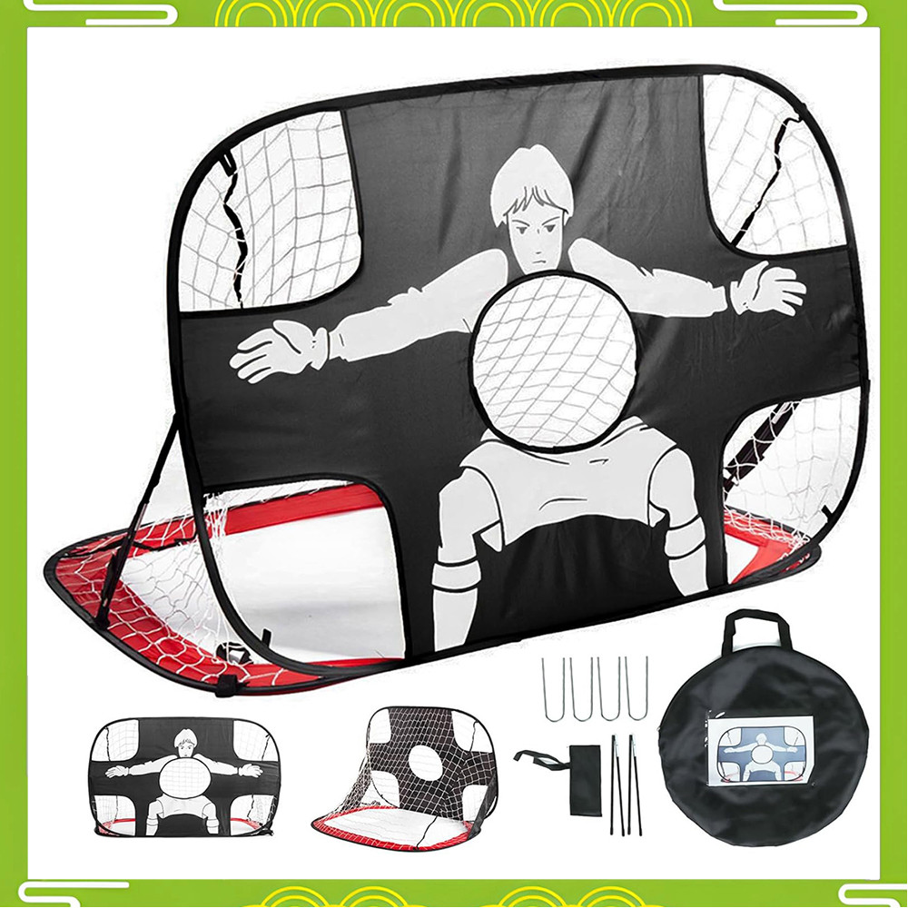 Objetivo de treinamento de futebol de 120 cm com terra Unhas Armazenamento Bolsa Objetivo portátil