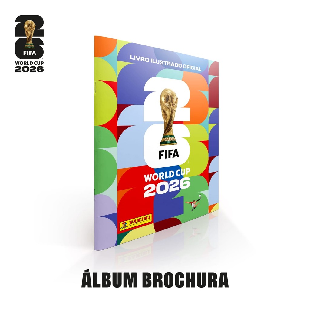 Álbum Oficial da Copa 2026 Panini Brochura