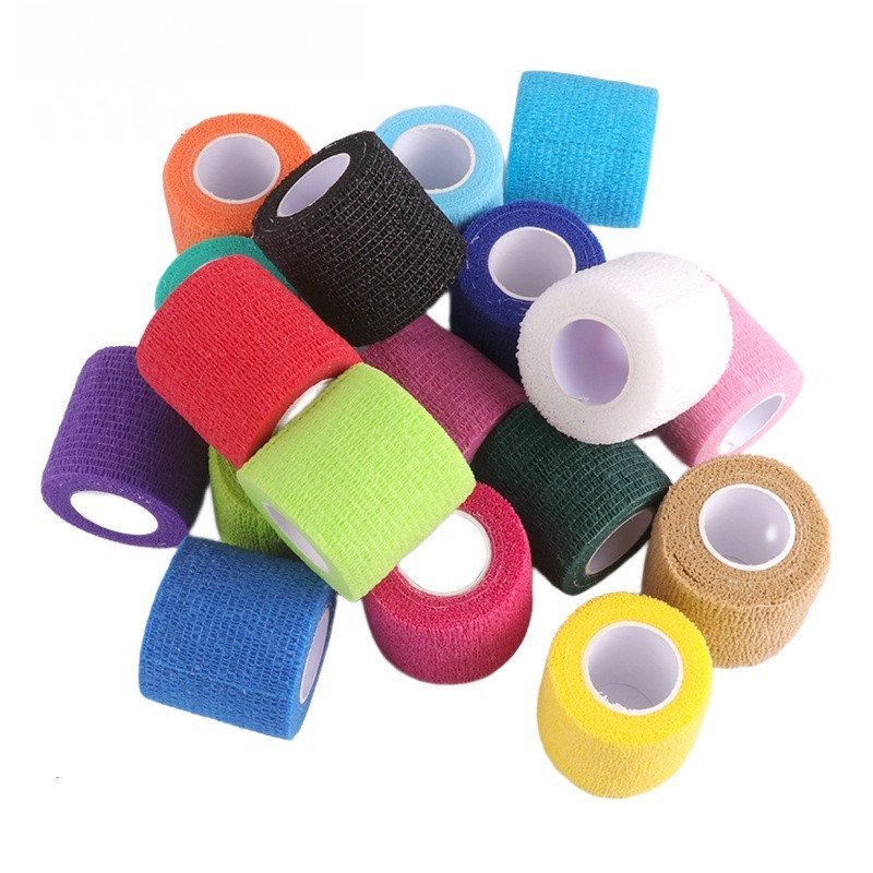 Self-Adhesive Elastic Bandage OUTDOOR For Finger Protection/Sports/Carpet J6YS