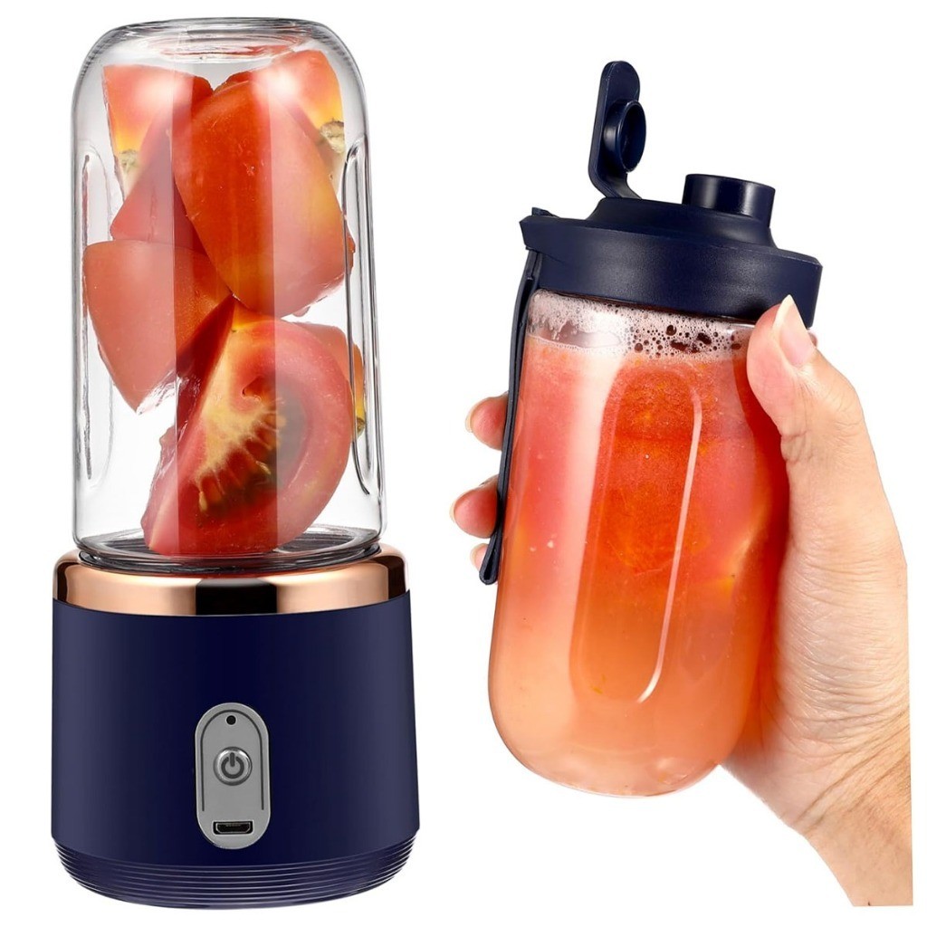 Mini Liquidificador Mixer Processador Espremedor Portátil Casa Camping Carro Rearregável