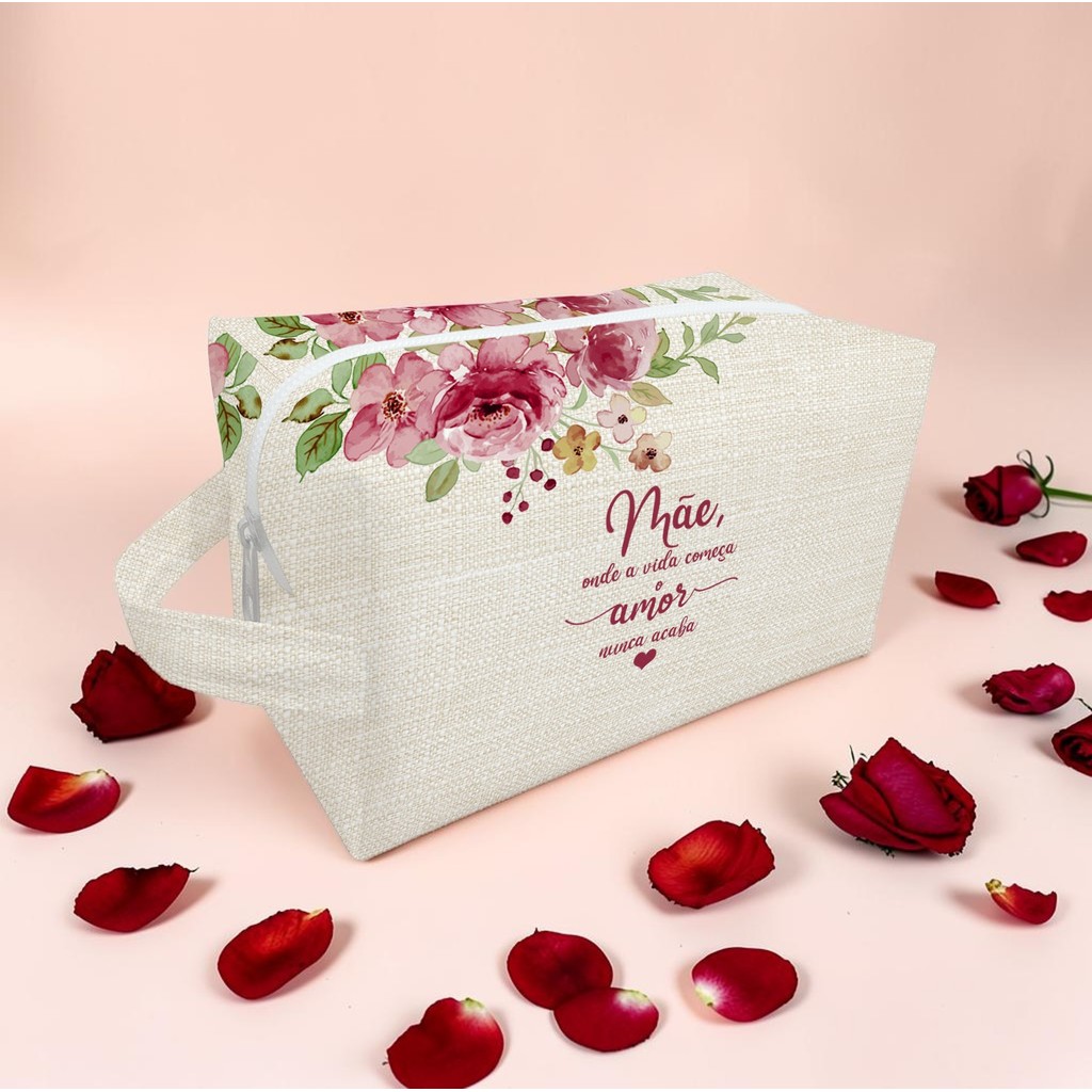 Necessaire Personalizada Lembrancinha Brinde Casamento Empresa Nomes Logos Feminina Eventos