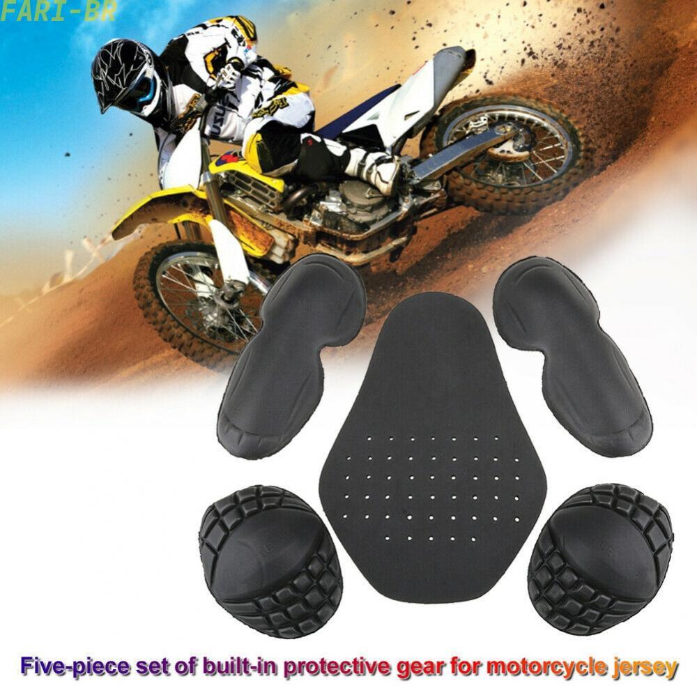 <FARI>Choose Safety and Protection – 5Pc Armor Inserts for Your Motorcycle Jacket