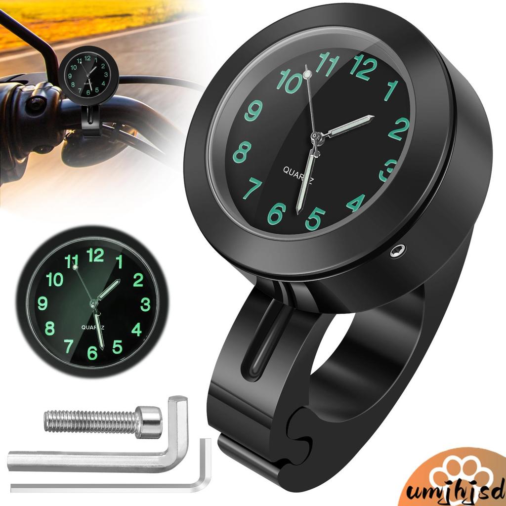 Relógio Para Guidão De Motocicleta , À Prova D'água Moto , Resistente , Liga De Alumínio , SHOPSKC8631