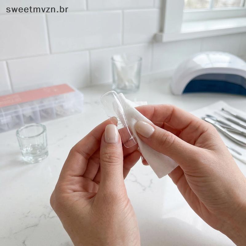 sweetmvzn Extensão Acrílica Formas De Unhas Duplas Molde De Caixão Tipo Sanduíche 240pcs 15 Tamanhos Uso Profissional Em