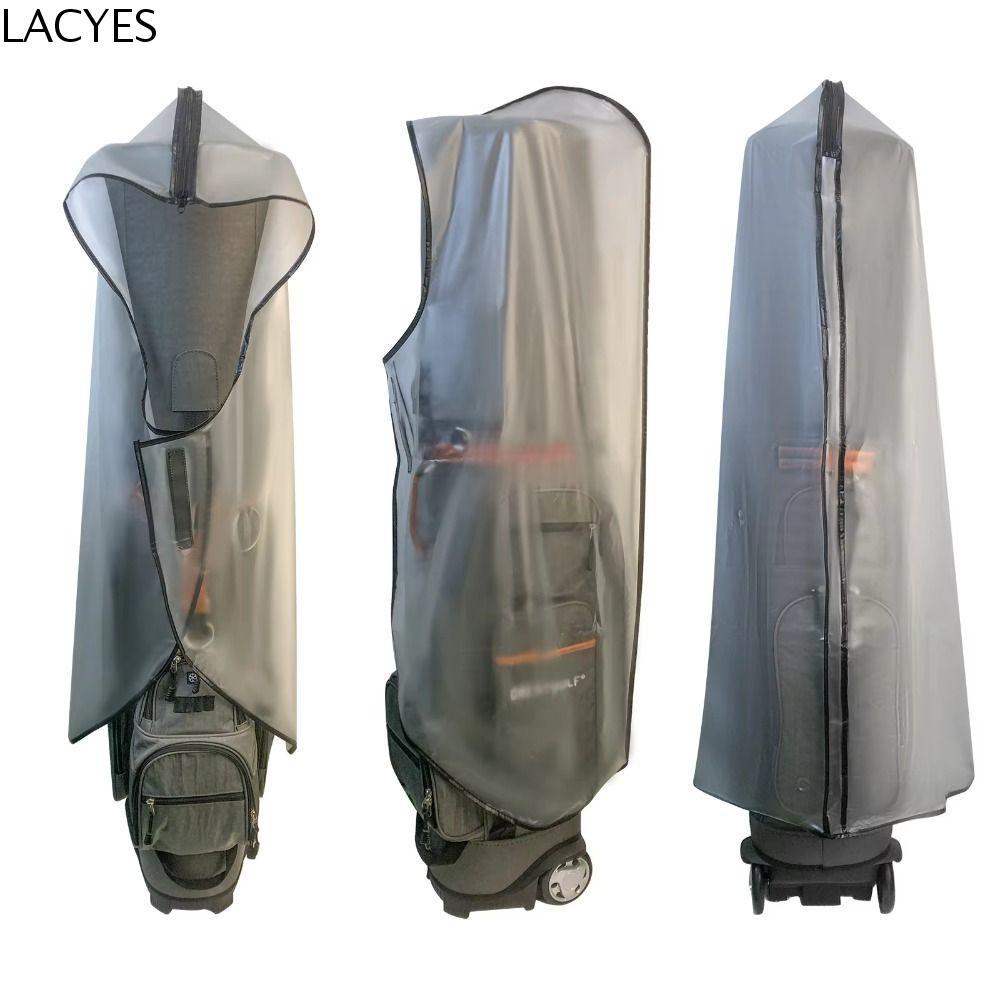 LACYES Capa Para Saco De Golfe , De Chuva Transparente De Grande Capacidade Em PVC , Com Zíper , À Prova De Poeira , Esc