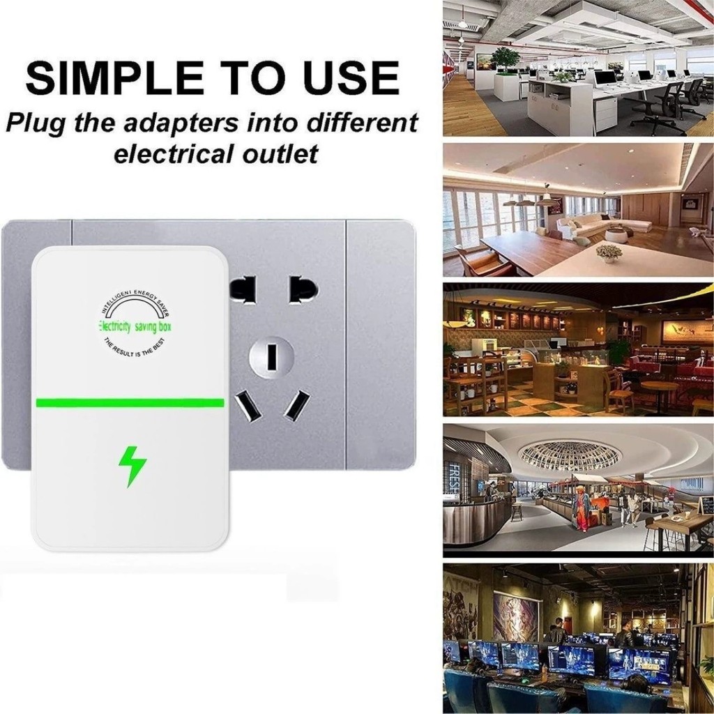 Caixa De Economia De Energia Inteligente Dispositivo Eletricidade Doméstica Para Geladeira AC