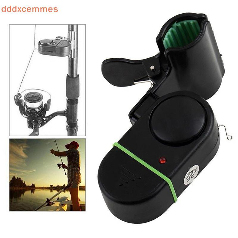 [dddxcemmes] Alarme De Pesca Isca De Mordida De Peixe Alerta Som Sino Indicador De Luz LED Vara Com Clipe Ferramenta Cam