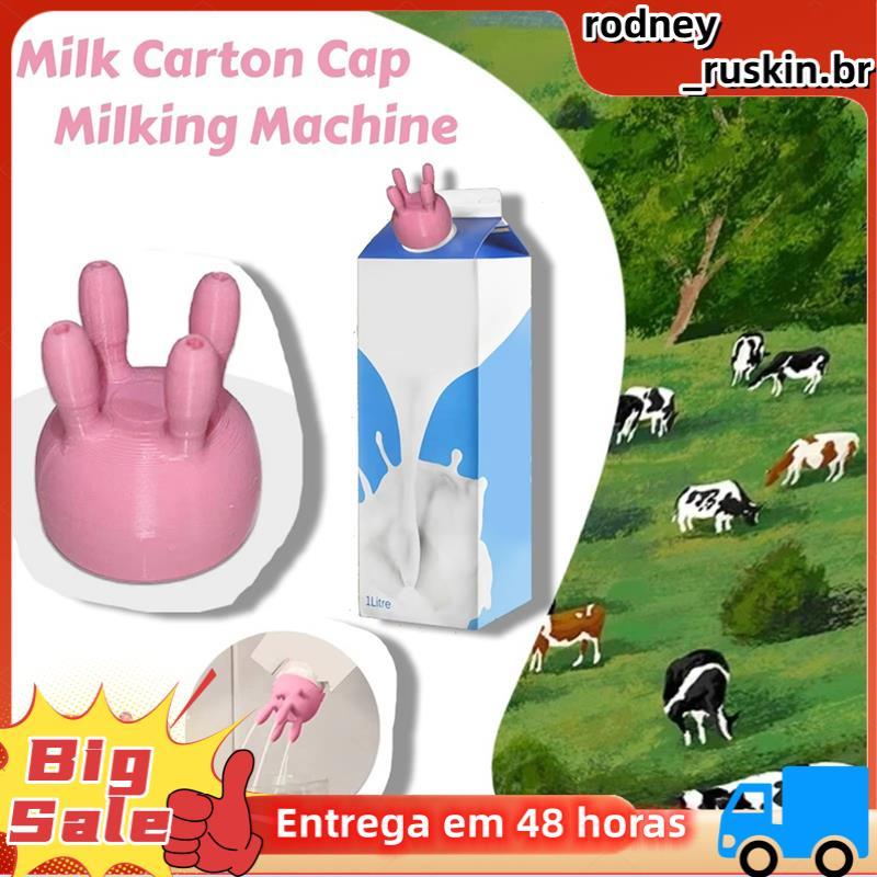 Engraçado Derramando Tampa De Garrafa De Leite Encaixotado Desviador Vaca Udder Utensílios De Cozinha Caixa De Natal