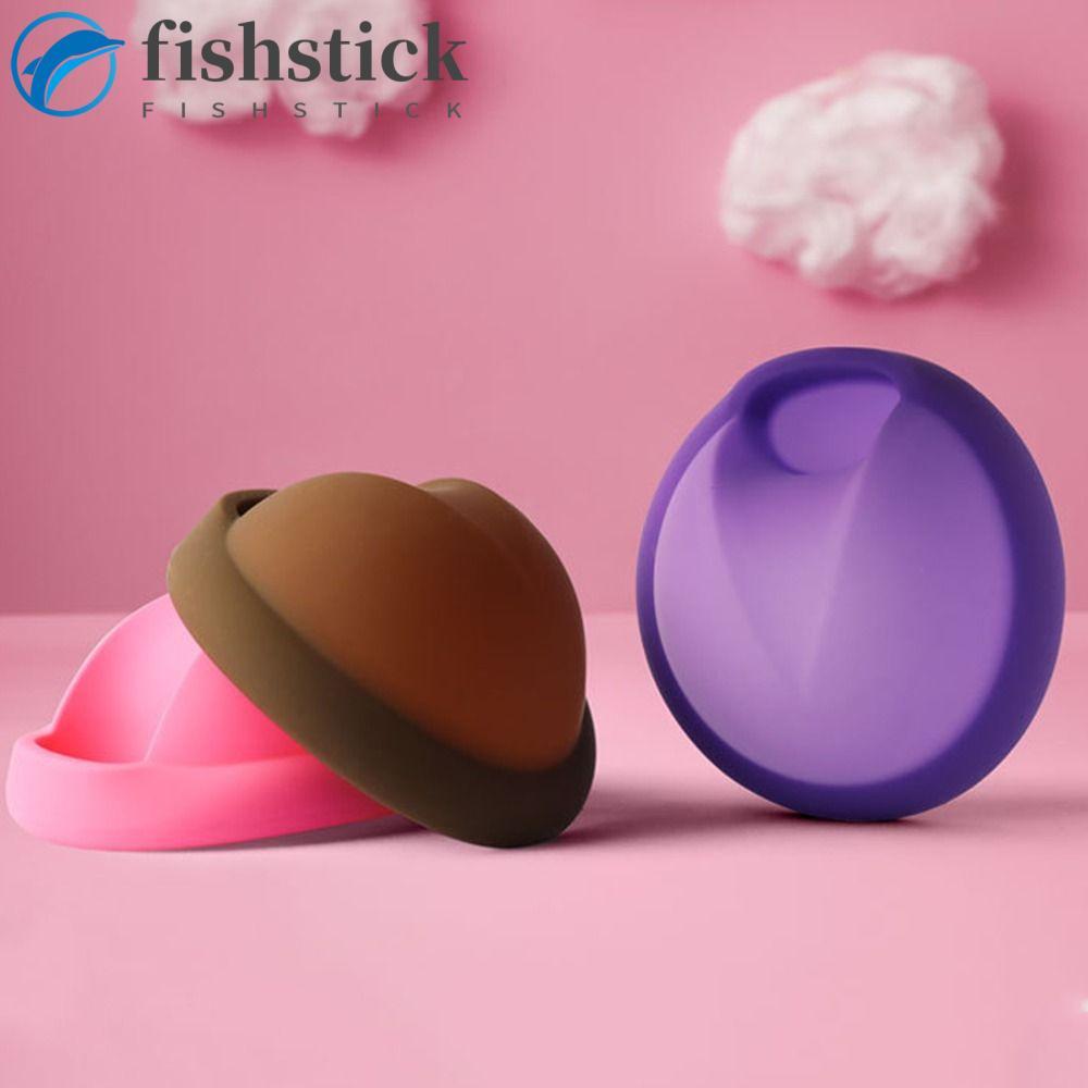 Copo Menstrual De Silicone FISHSTICKA , Mensal Macio , Disco Dobrável À Prova De Vazamento
