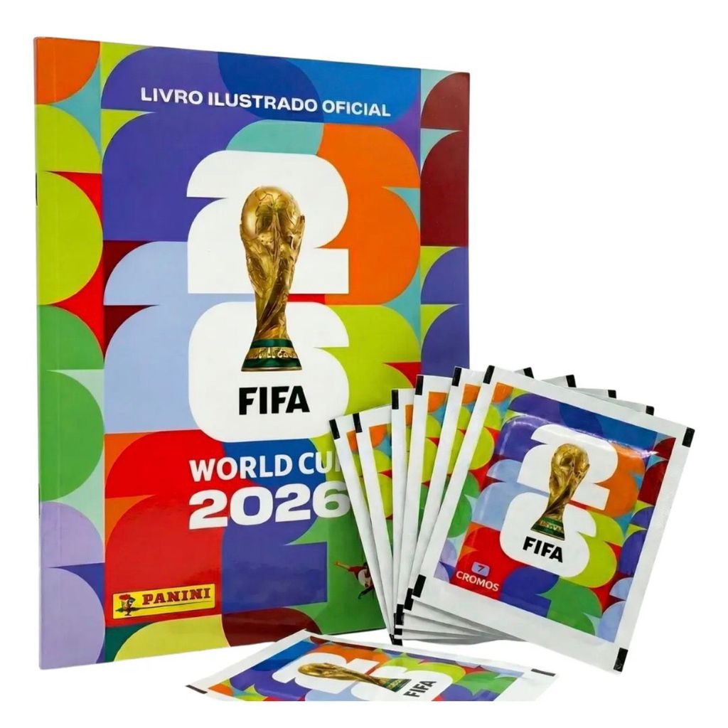 Kit Álbum + Figurinhas Copa do Mundo 2026