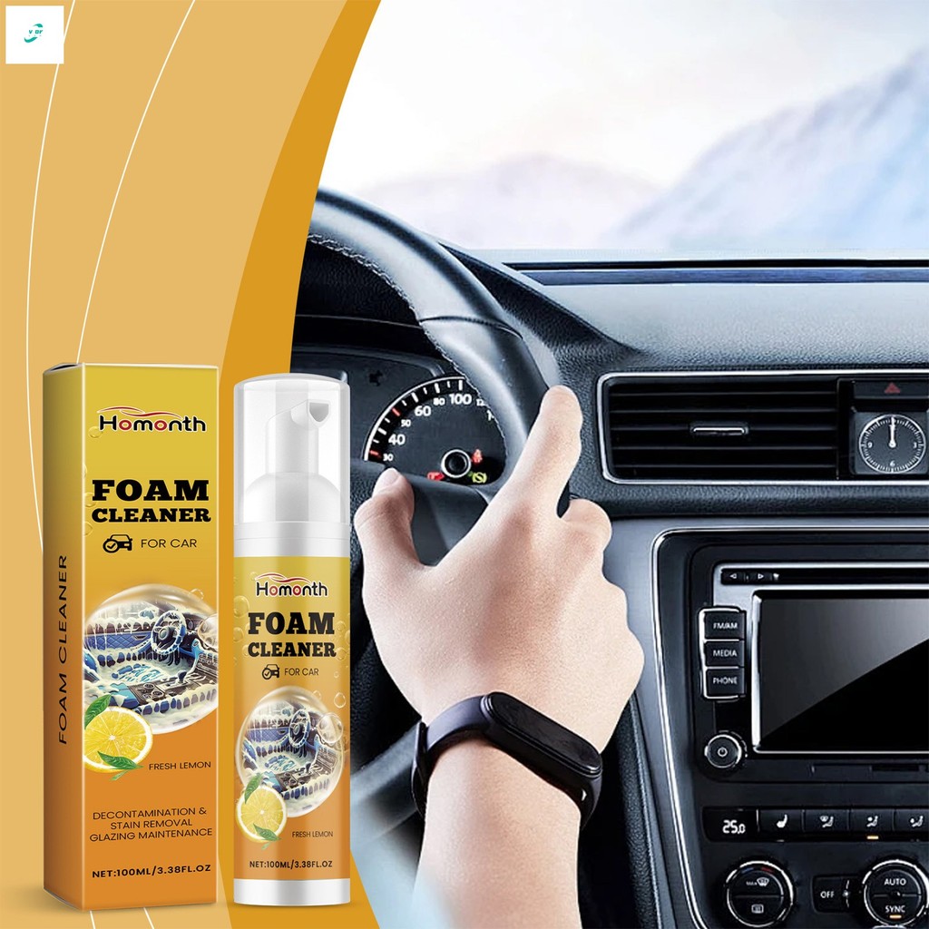 Limpador De Espuma Multiuso Para Carro , Fácil De Usar , Fórmula Segura , Estofamento , Adequado Consoles Automotivos , 