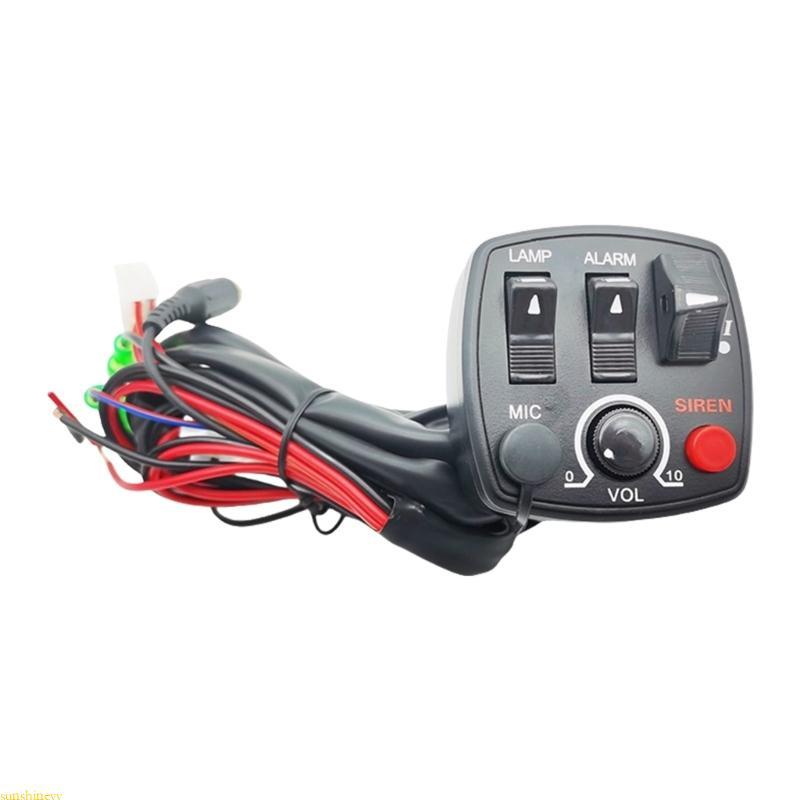 sunshineyy Controlador Interruptor Para Guidão Motocicleta, Alto-Falante Elétrico Farol Partida E Funções D