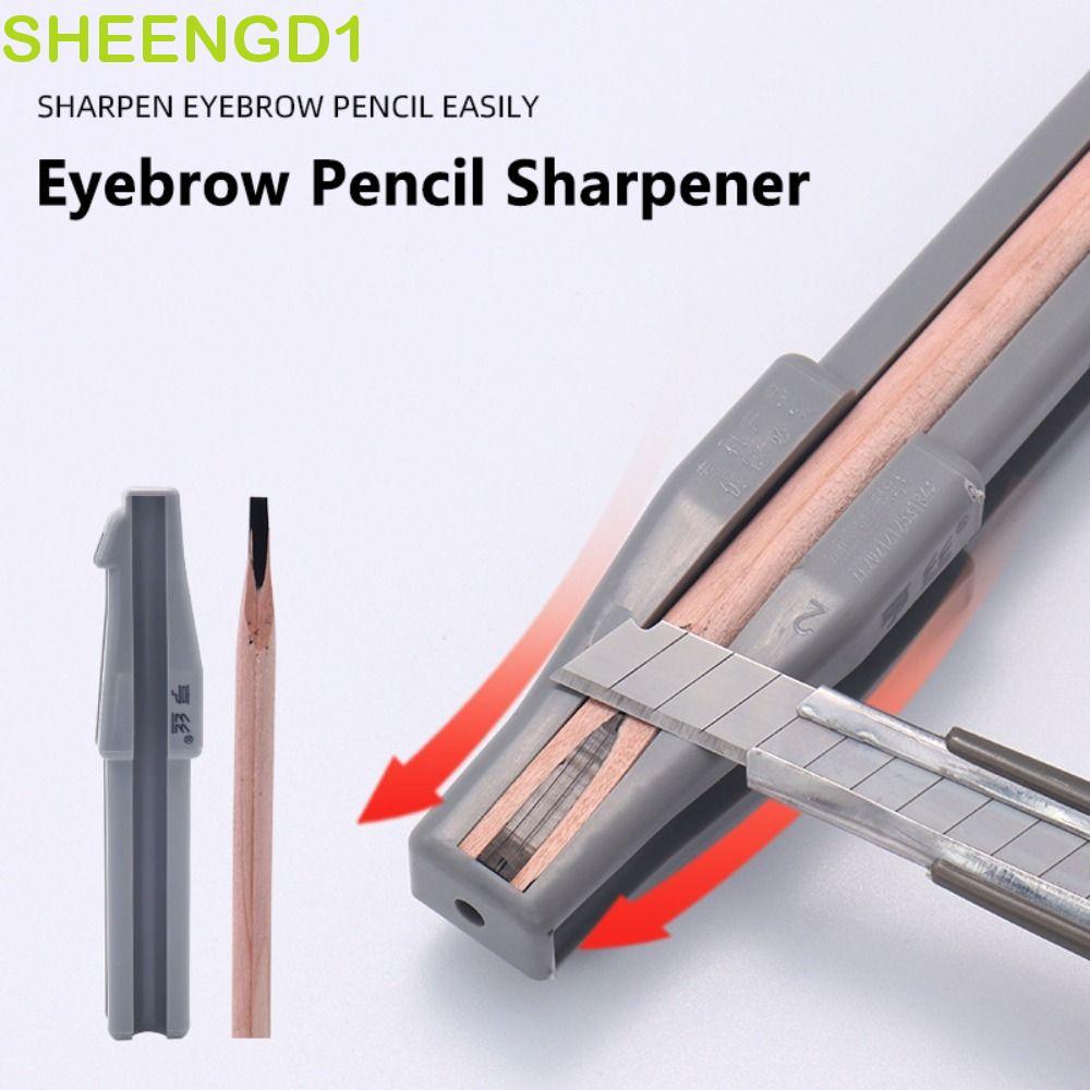 SHEENGD1 Ponta De Caneta Para Afiar Sobrancelhas , Linha De Desenho Meninas , Ferramenta De Achatamento De Lápis Feminin