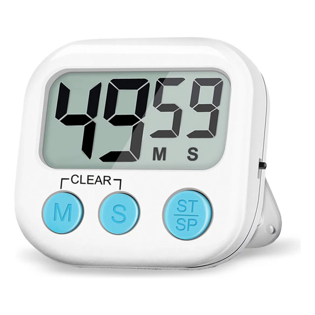 Timer Alarme Sonoro Digital Cronometro Cozinha Temporizador