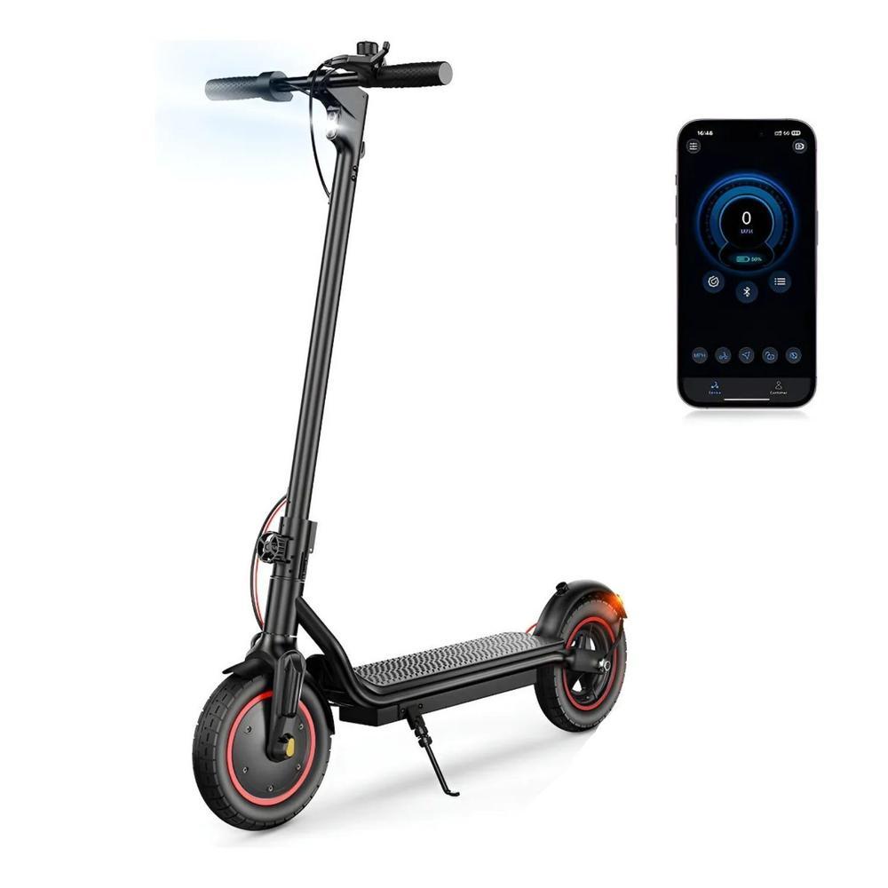 Patinete Elétrico 500W 25km/h Dobrável App Bluetooth Autonomia 30km Rápido Prático
