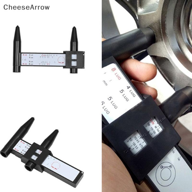 CC 8LUG Rodas Aro Da Roda Parafuso Padrão Buraco Ferramenta De Medição Distância Pinça PCD Modificado Régua BR