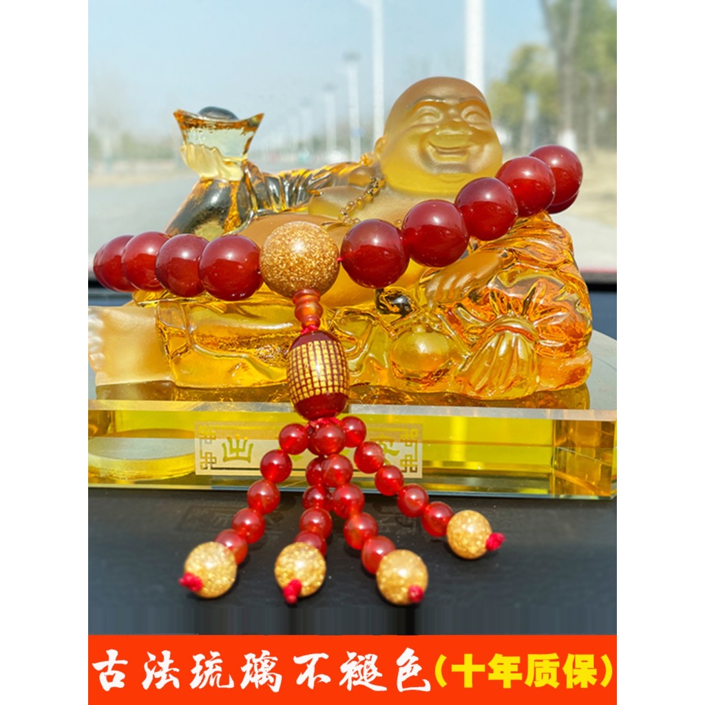 Método antigo vitrificado buda carro Perfume assento ornamentos Maitreya lingote buda carro aromaterapia Kee