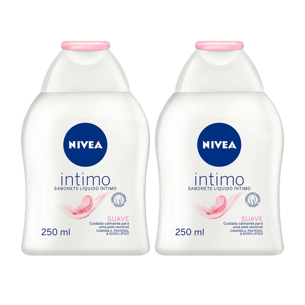 Sabonete Líquido Íntimo Nivea Suave Camomila 2 Unidades 250ml cada