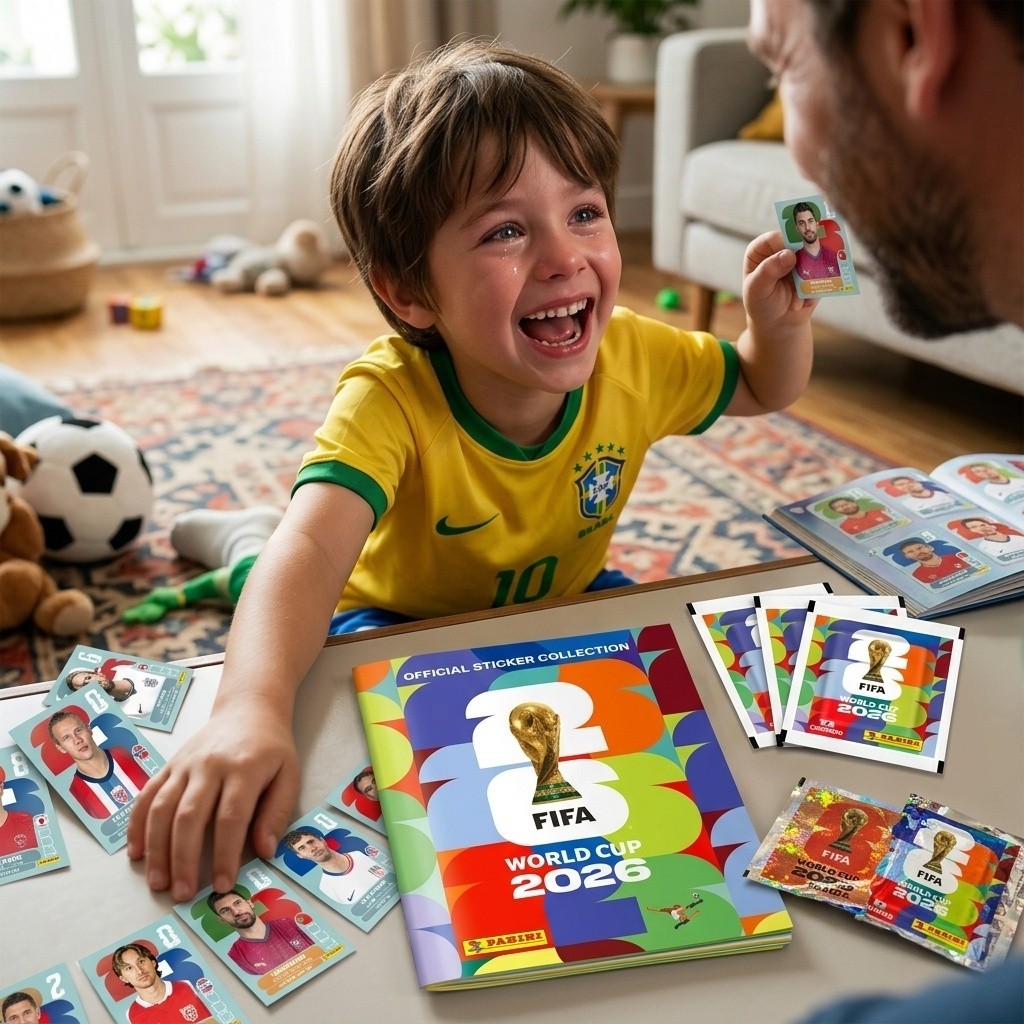 Álbum de Figurinhas Brochura Copa do Mundo 2026