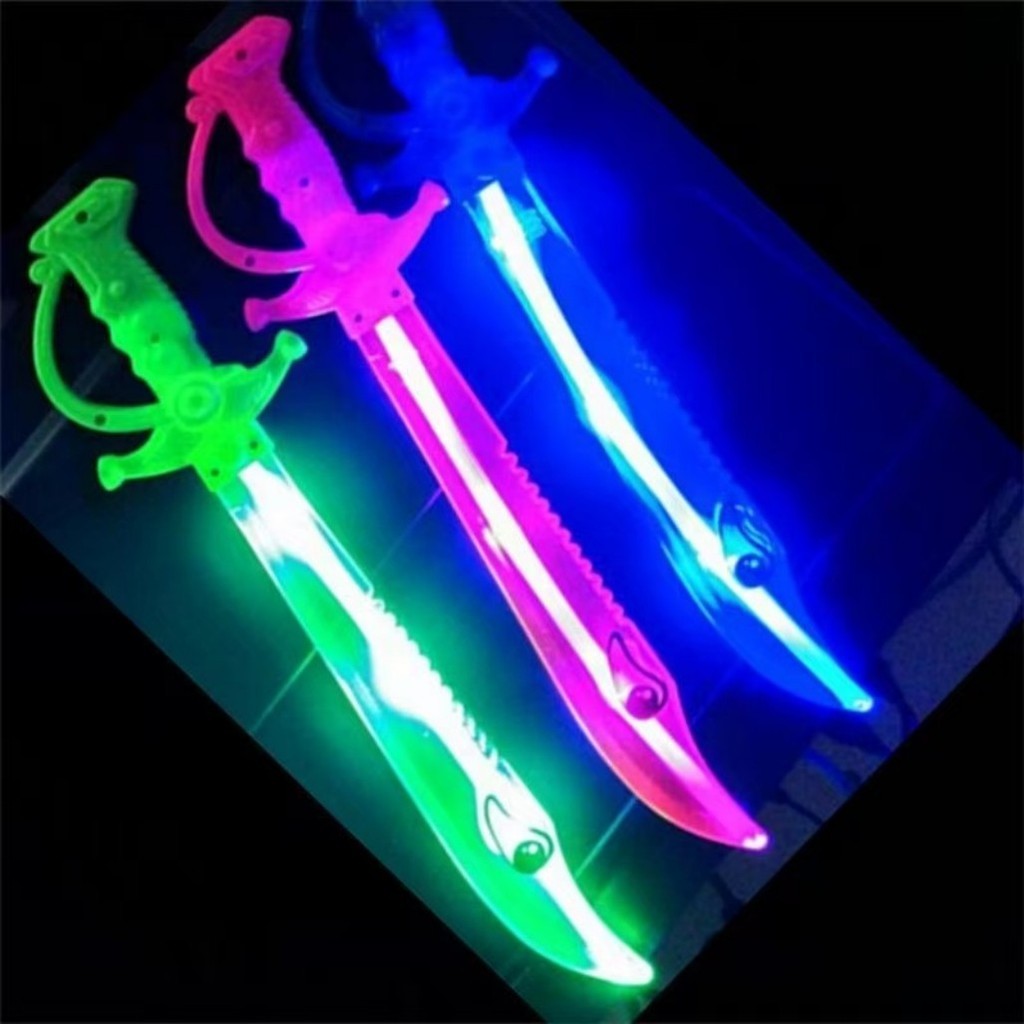 Espada de Brinquedo com Luz LED e Som