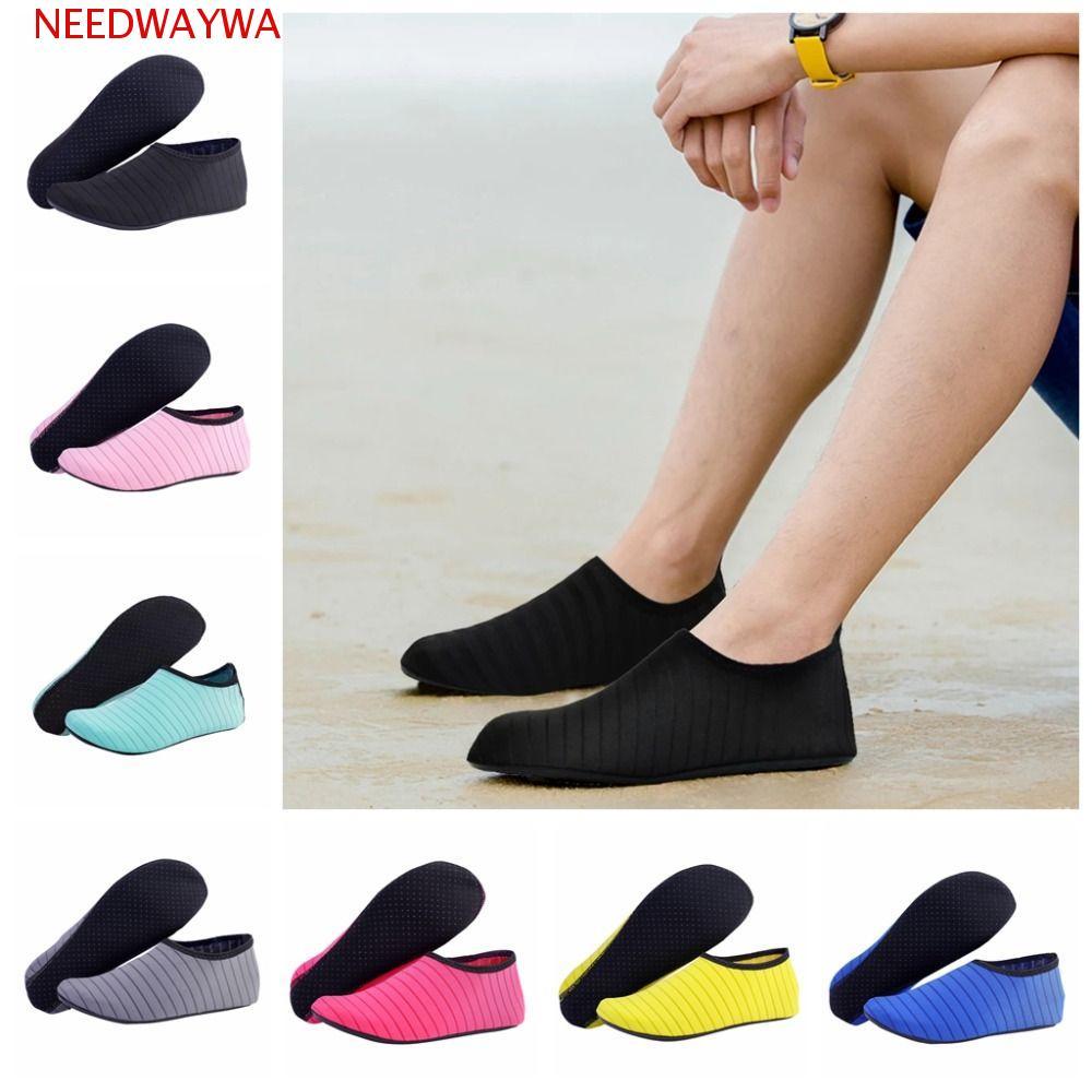 NEEDWAYWA Tênis De Mergulho Marítimo , Meias Leves Antiderrapantes Para Ioga , Sapatos De Água Unissex De Secagem Rápida