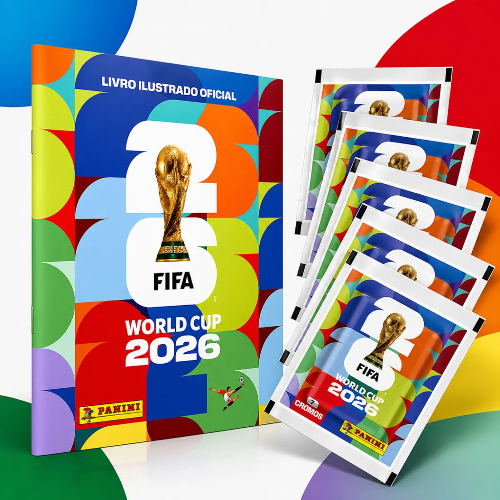 Kit Álbum Copa do Mundo 2026 Fifa World Cup Colecionável  +  Figurinhas Capa Mole