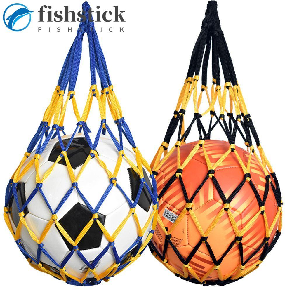 FISHSTICKA Saco De Rede De Vôlei Capa De Basquete Futebol Durável Bens De Alta Qualidade Armazenamento De Bola