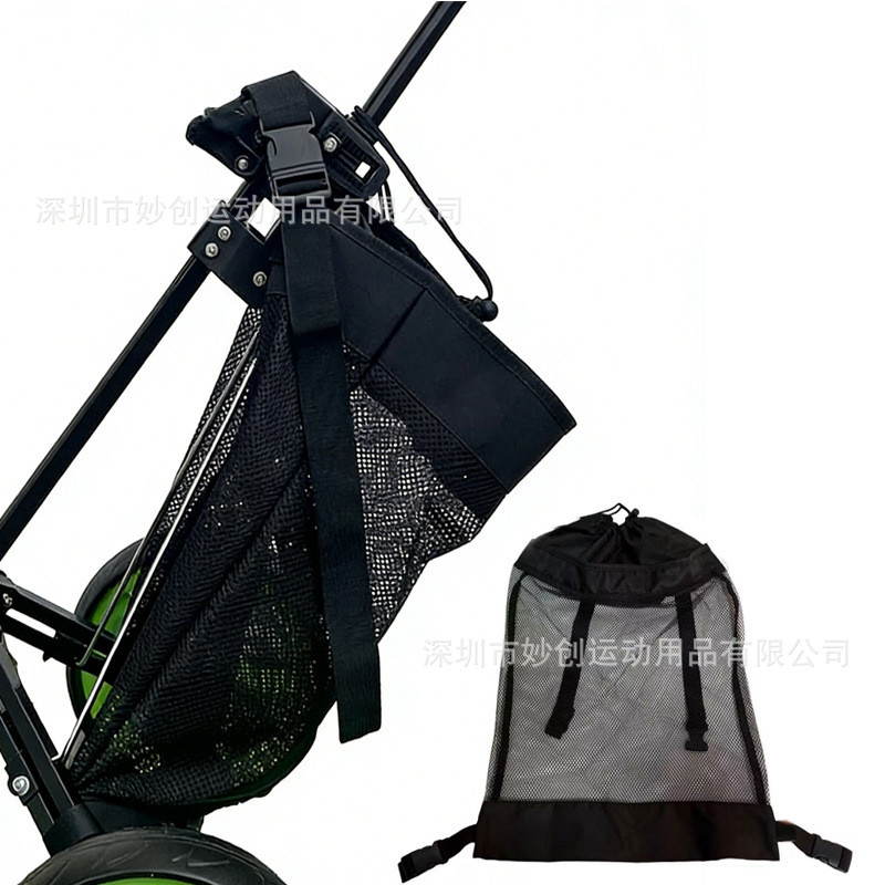 Bolsa para carrinho de golfe, bolsa de armazenamento para carrinho, bolsa de golfe, bolsa de malha para golfe reutilizáv
