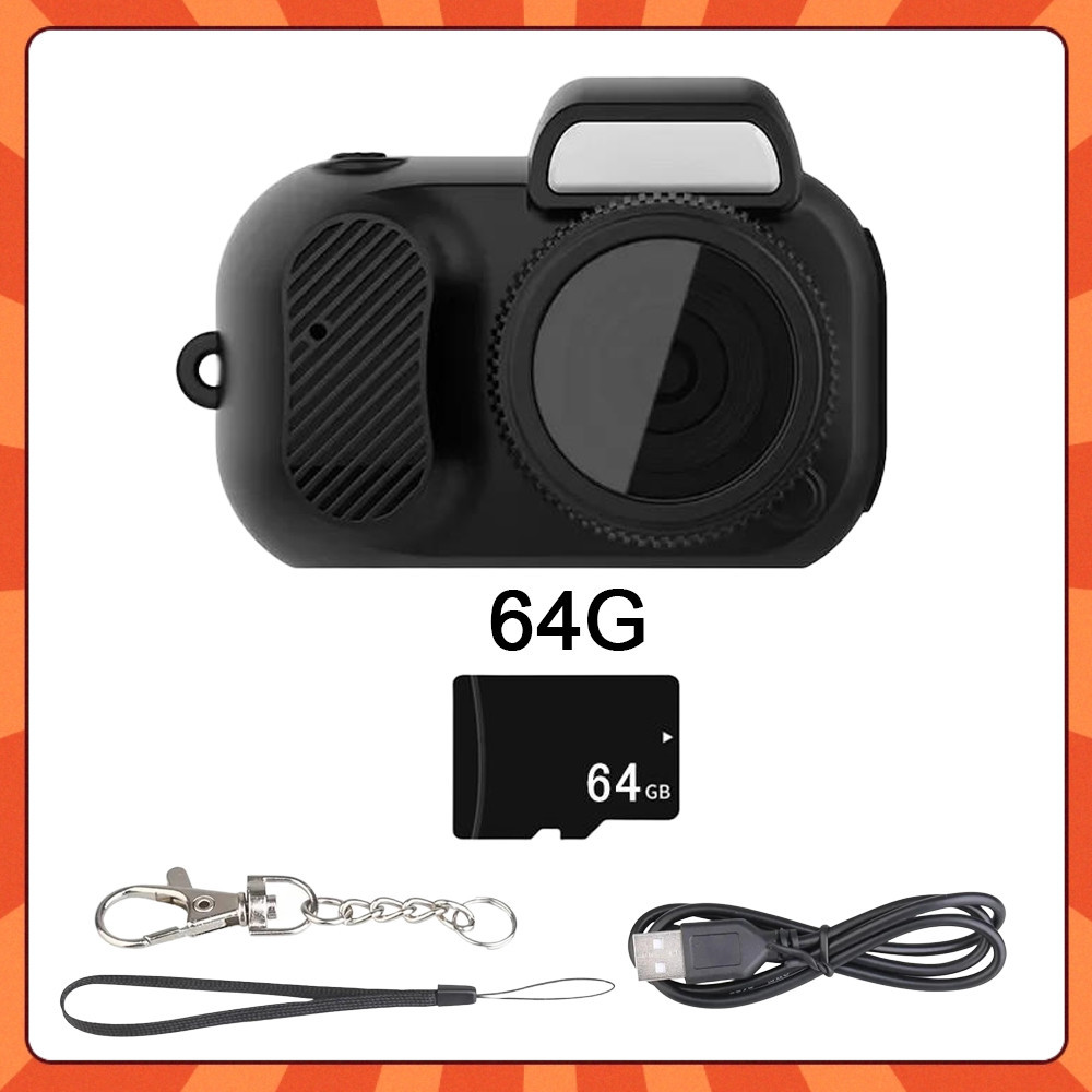 Y3000 Mini Câmera Com Tela Em Esporte HD 1080p Portátil Vintage Muito Pequeno Suporte Gravador + cartão 64GTF