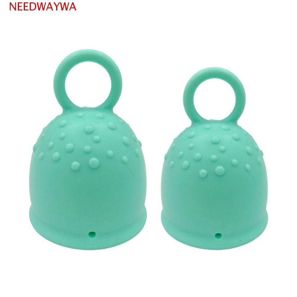 Copo Mensal De Silicone NEEDWAYWA , Menstrual Macio À Prova De Vazamento , Coletor Vaginal Reutilizável