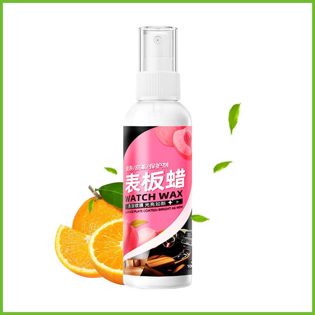 Limpador De Carro Interior 100ml Limpeza Portátil Restaurar Cera Líquido Produtos De Cuidados Interiores Para Assento De