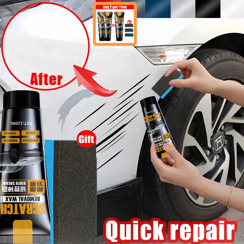 Cera De Reparo De Arranhões De Carro Polimento Suave Universal Manutenção De Pintura Segura Remover Finos Danos Solares 