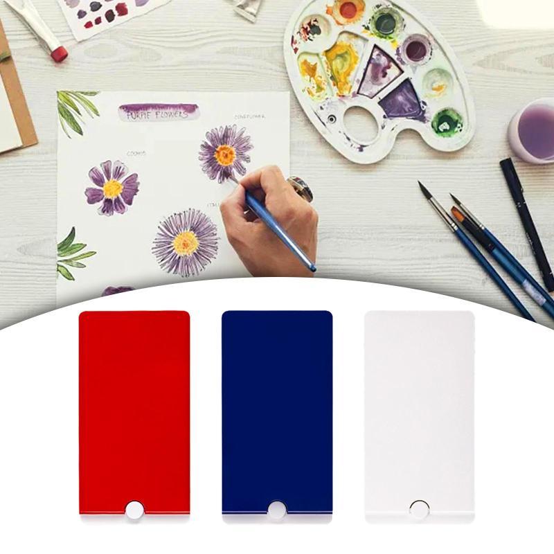 [Fineblue] Paleta De Tinta Aquarela , Caixa , Úmida , Suporte Removível , Bandeja Giratória De Mistura De Guache 360