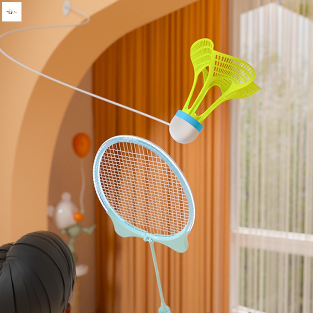 Treinador De Rebote De Badminton Com Cordas Elásticas Para Iniciantes