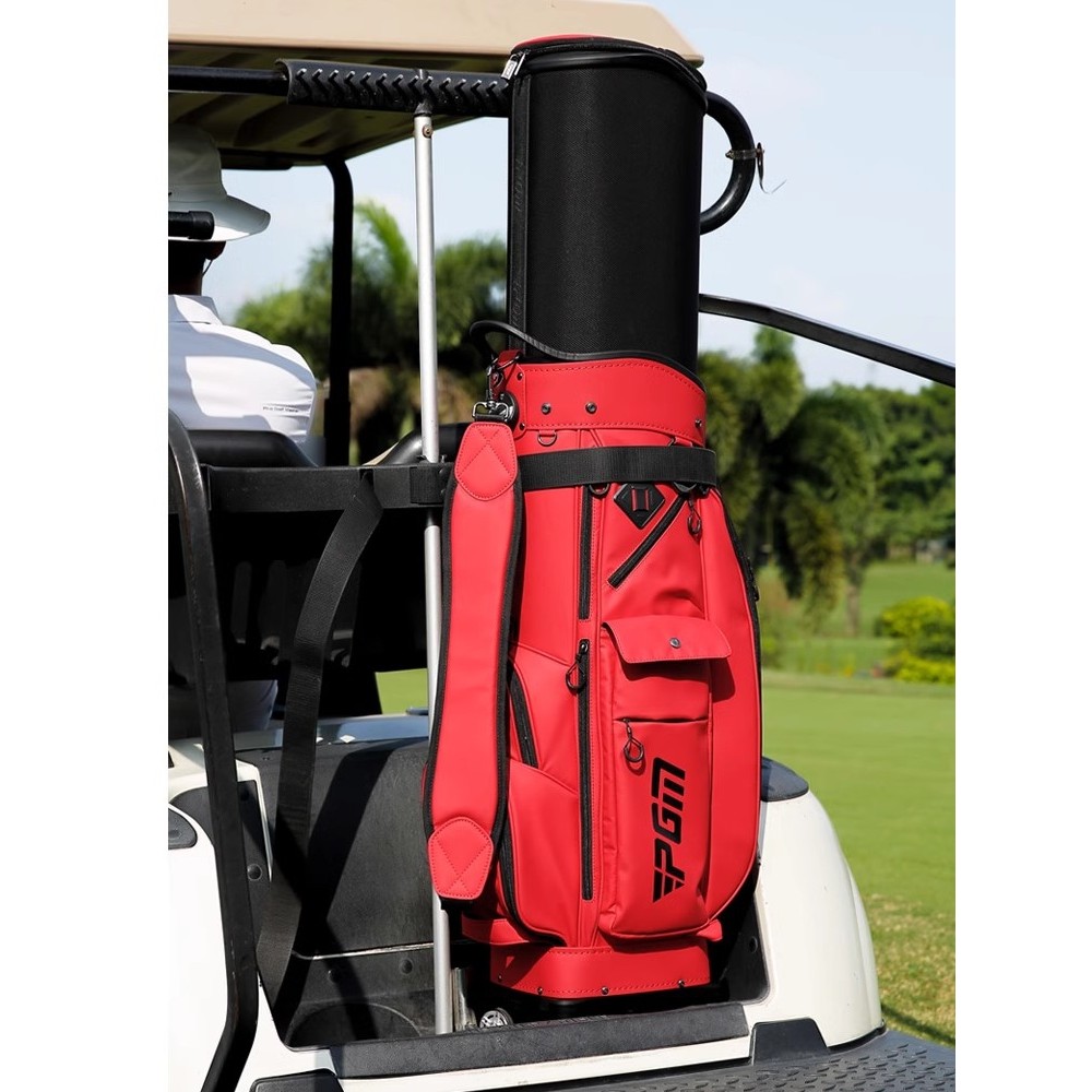 P PGM novo produto casca dura saco de golfe de quatro rodas masculino feminino estilo saco de bola retrátil saco de reme