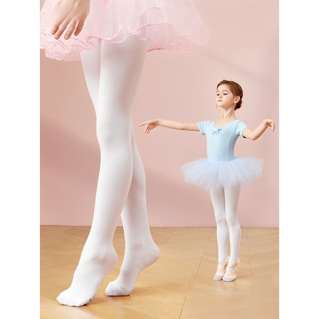 Meia Calça Infantil Inverno Super Confortáveis Aquecidas Para Bebês Meninas 1-12 anos Preto e Branco