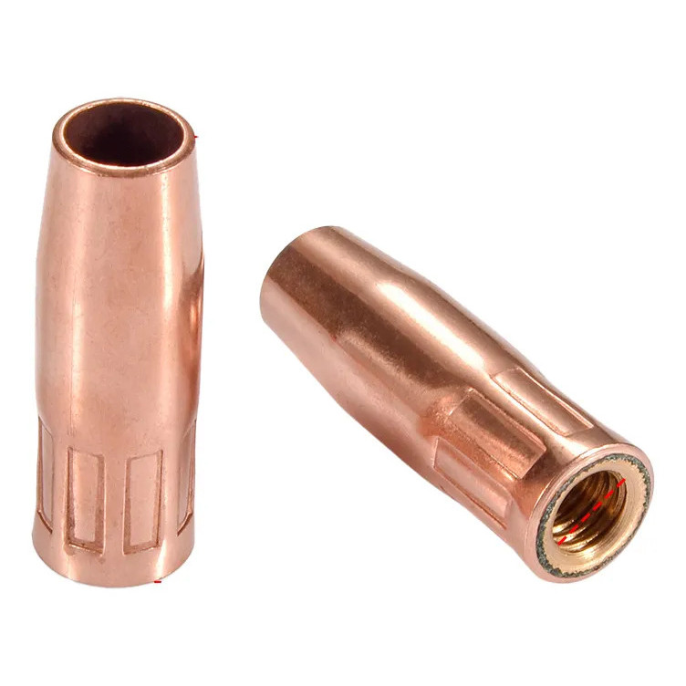 Bocal Proteção MIG 15AK Cobre Com ou Sem Rosca Alta Resistência 52mm 53.5mm Soldagem MIG MAG