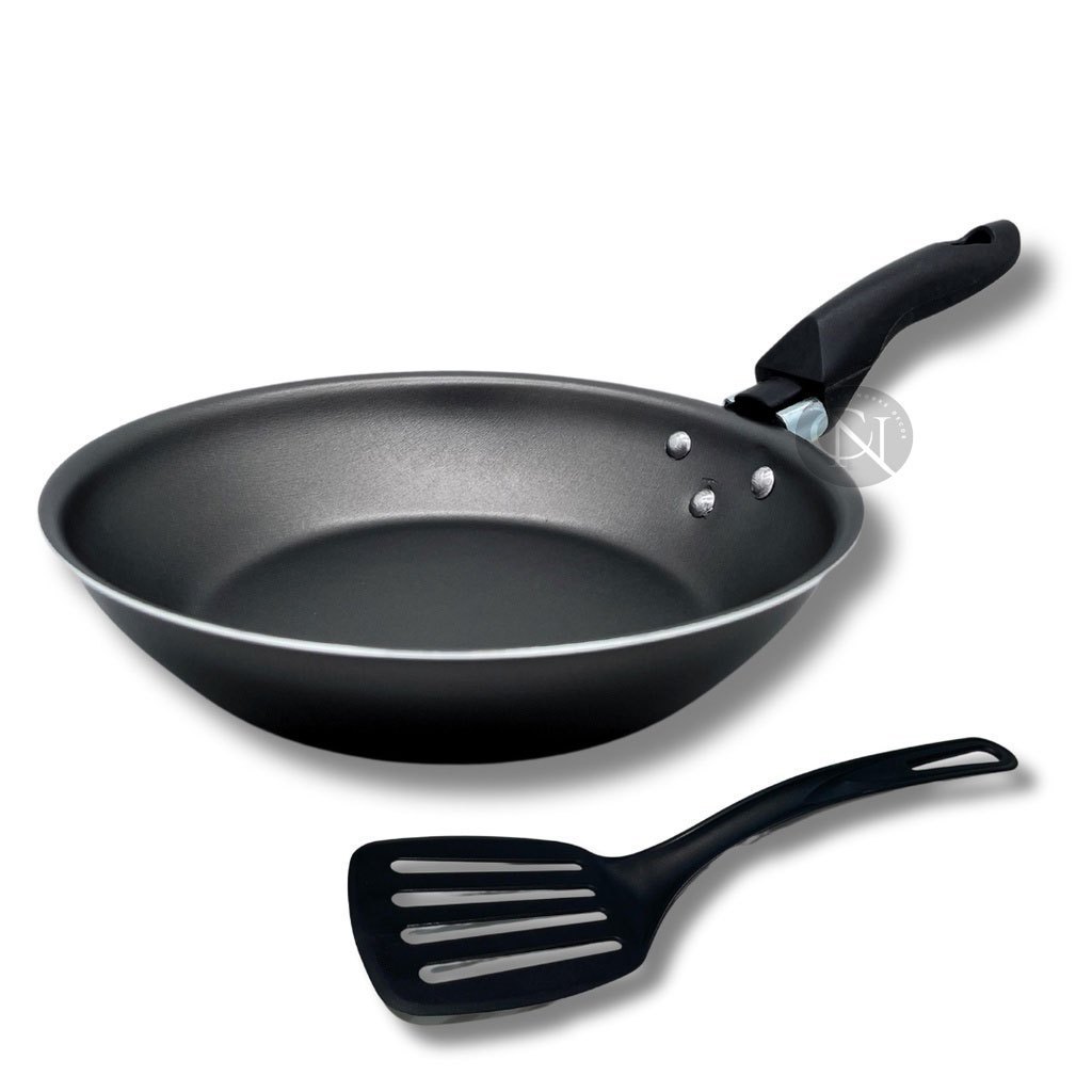 Frigideira Francesa 18 cm Antiaderente Teflon com Espátula
