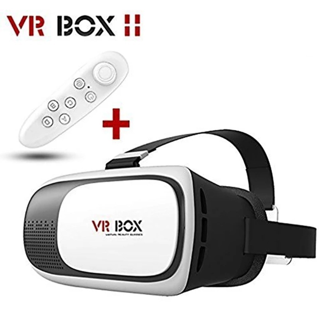culos VR Box Realidade Virtual 3D - Com Controle Remoto para Smartphone (Compatível Android/iOS)