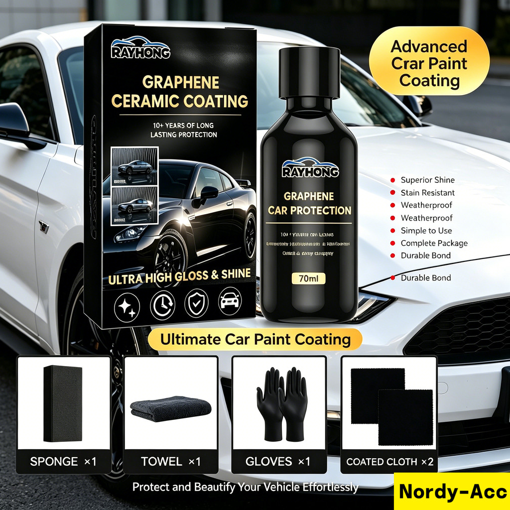 Revestimento Cerâmico Automotivo Universal De Grafeno , À Prova D'água , Pintura De Carro , De Cristal , Acessórios De D