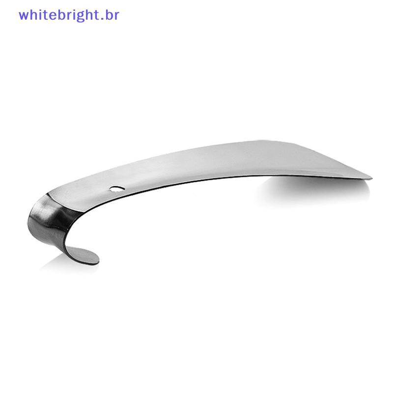 Code WT 1Pc Colher Calçadeira Profissional 14.5cm Aço Inoxidável Metal Sapato Chifre Sapatos Levantadores Ferramentas [B