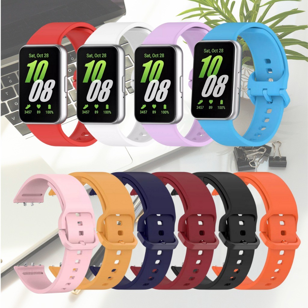 Pulseira Silicone para Samsung Galaxy Fit 3 SM-R390 | Ajustável e Confortáve