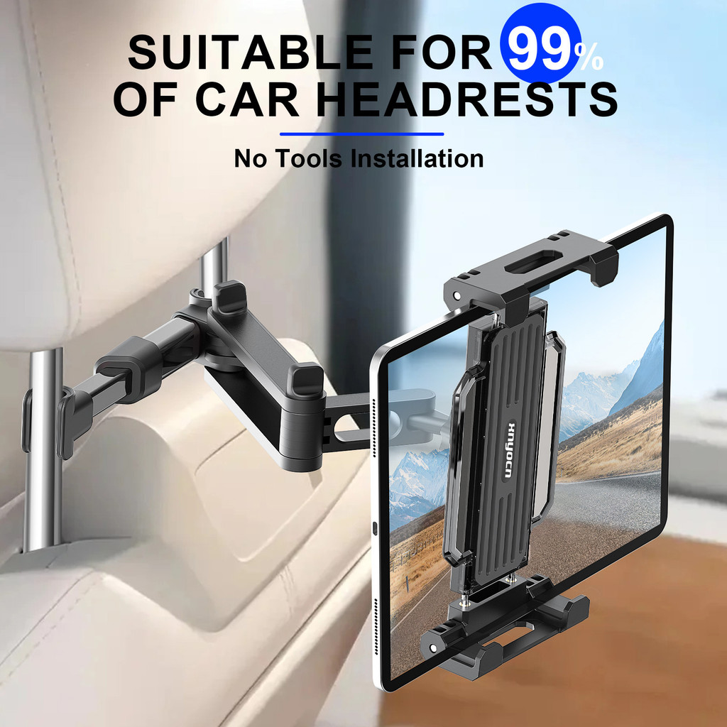 Suporte Universal Para Montagem De Encosto De Cabeça De Assento De Carro Dispositivos De 4 A 13 Polegadas , Punho De Bra