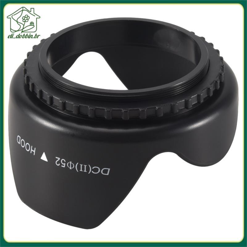 [eli_dobbin.br] Capa De Lente Petal Flower De 52 Mm Para kit D5200 D5100 D3200 F3.5-5.6G
